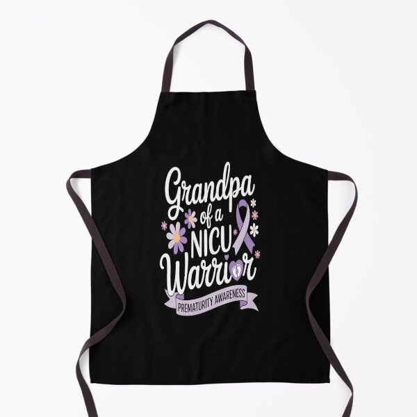 Item preview, Grandpa NICU Warrior for Preemie Prematurity Awareness Month designed and sold by repconomArt.