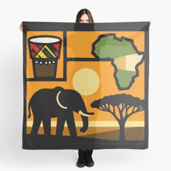 Item preview, Mondrianesque Africa - Modern Abstract designed and sold by Myra365Art.