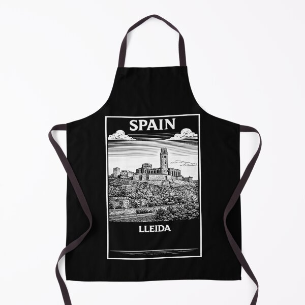 Item preview, Lleida Spain Linocut Style designed and sold by Thistle-TShop.