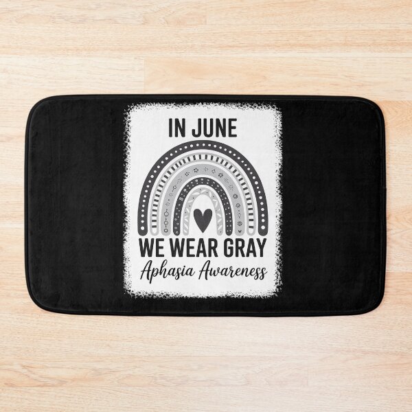 Item preview, Gray Rainbow In May We Wear Gray Aphasia Awareness designed and sold by repconomArt.