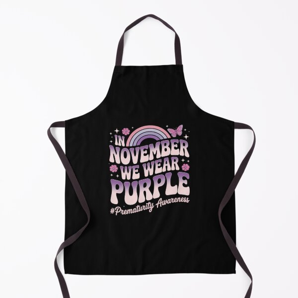 Item preview, Groovy In November We Wear Purple Prematurity Awareness designed and sold by repconomArt.