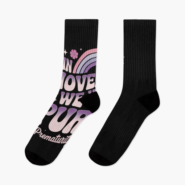 Item preview, Groovy In November We Wear Purple Prematurity Awareness designed and sold by repconomArt.