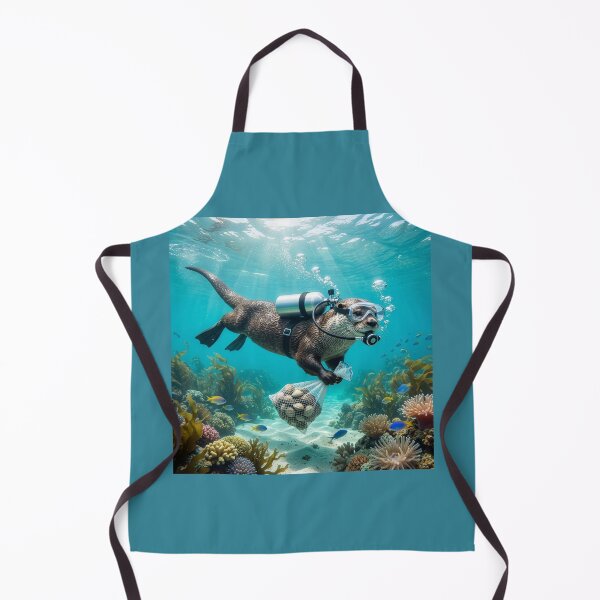 Item preview, Otter Scuba Dives for Clams designed and sold by Tridentulus.