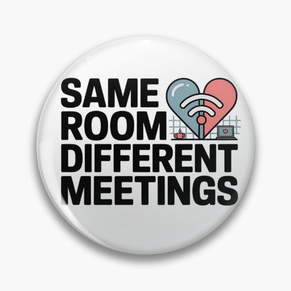 Item preview, Love In Same Room Different Meetings Remote Work Couple Valentine Typography designed and sold by GiftsForge.