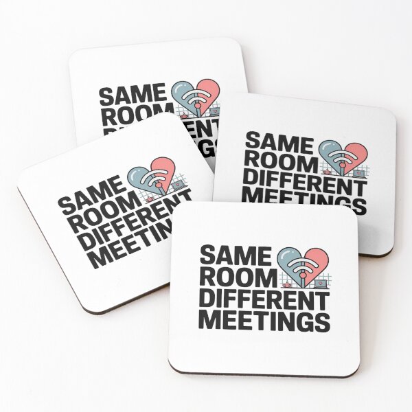 Item preview, Love In Same Room Different Meetings Remote Work Couple Valentine Typography designed and sold by GiftsForge.