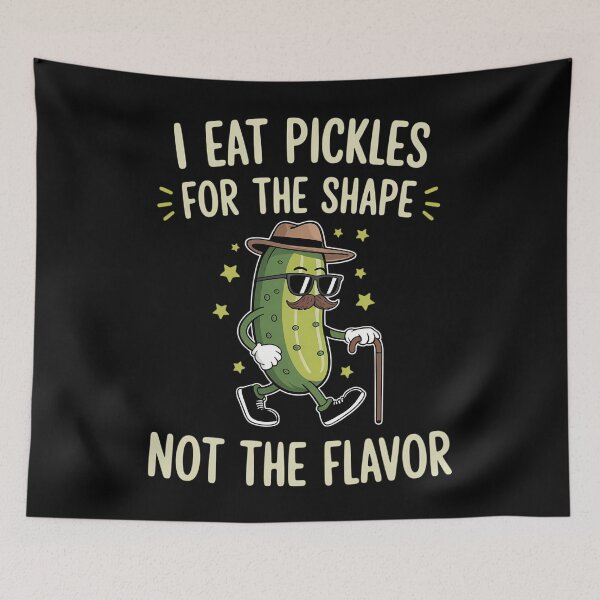 Item preview, Funny Pickle I Eat Pickles For The Shape Inappropriate Meme designed and sold by tiemacopaxer.