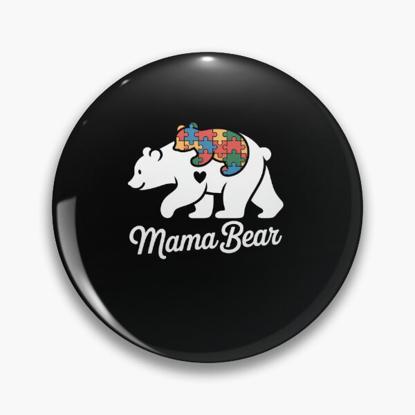 Item preview, Mama Bear Love Support Autism Awareness Bear Family designed and sold by repconomArt.