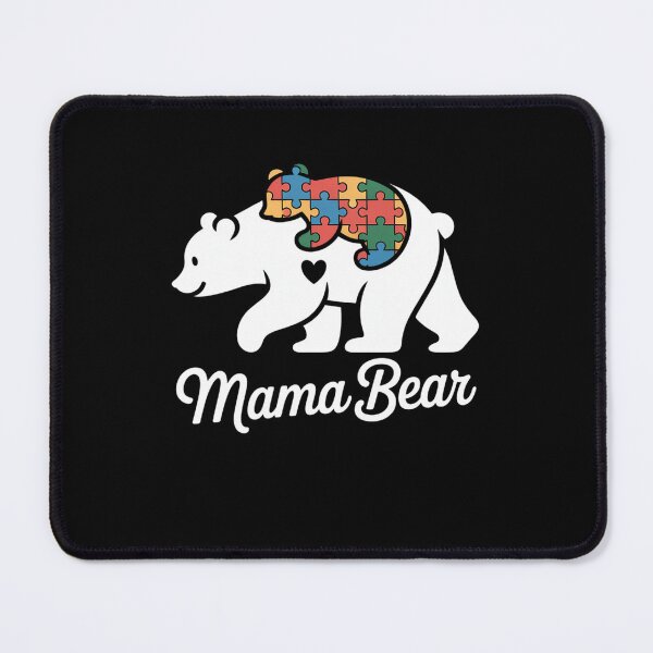 Item preview, Mama Bear Love Support Autism Awareness Bear Family designed and sold by repconomArt.