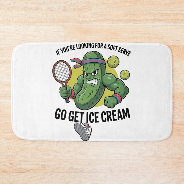 Item preview, Funny Pickleball Lover Pun with a Pickle Playing Pickle Ball designed and sold by tiemacopaxer.