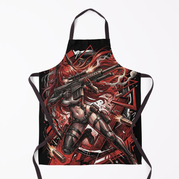 Item preview, Red Hood Nikke Goddess of Victory R Corp Wolf Girl Red Riding Hood Assault Rifle Lone Wolf Fan Art Portrait Poster T-Shirt Sticker Print Gift designed and sold by Senpaiwaves.