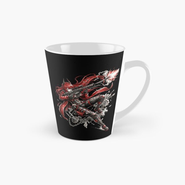 Item preview, Red Hood Nikke Goddess of Victory R Corp Wolf Girl Red Riding Hood Assault Rifle Lone Wolf Fan Art Portrait Poster T-Shirt Sticker Print Gift designed and sold by Senpaiwaves.