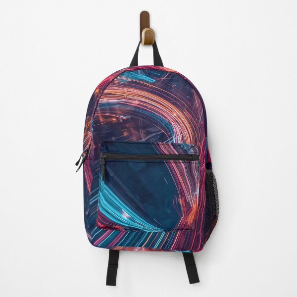 Item preview, Neon Pulse Abstract Cyberpunk Light Trails designed and sold by Cozyartsss.