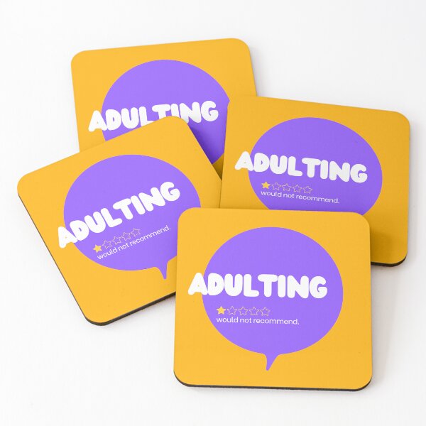 Item preview, Sarcastic Adulting Meme Funny Design designed and sold by Razan Design Studio.