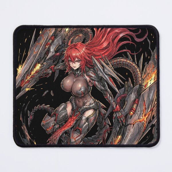 Item preview, Nihilister Nikke Goddess of Victory Heretic Dragon Girl Fire DPS Tyrant Class Overlord Fan Art Portrait Poster T-Shirt Sticker Print Gift designed and sold by Senpaiwaves.