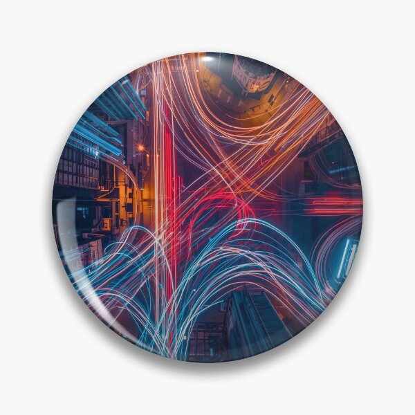 Item preview, Urban Synapse Kinetic Neon Light Explosion designed and sold by Cozyartsss.