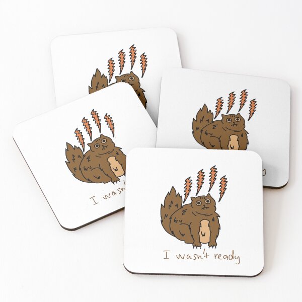 Item preview, I Wasn’t Ready Funny Cat Illustration designed and sold by Baby-Care.