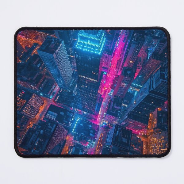 Item preview, Neon Apex Cyberpunk Skyscraper Summit designed and sold by Cozyartsss.