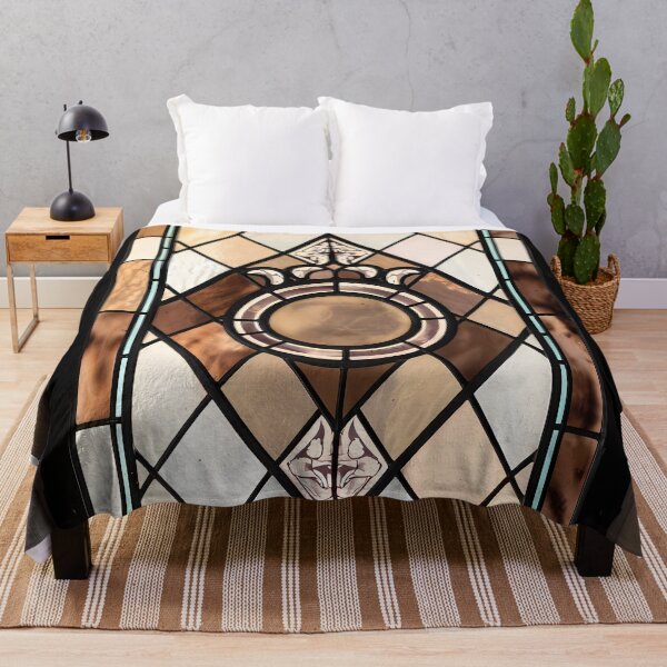 Item preview, Warm Earth-Tone Abstract Glass Window (image size 7840x11680) designed and sold by Digital-Davinci.