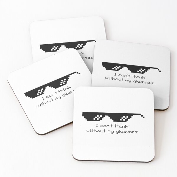 Item preview, Funny Tech Nerd Glasses Meme designed and sold by Razan Design Studio.