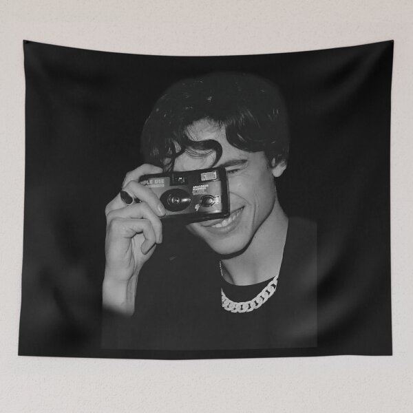 Item preview, Timothée Chalamet Vintage Portrait Art – Candid Film Camera Aesthetic designed and sold by thudoando.