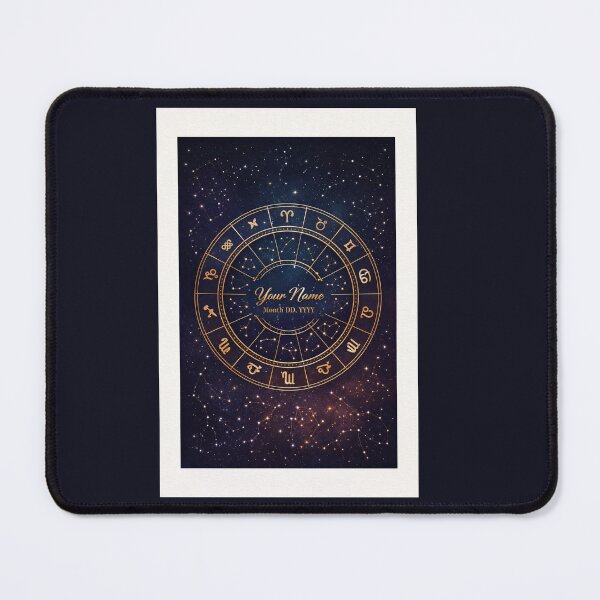 Item preview, Custom Zodiac Birth Chart Constellation Star Map Poster designed and sold by goodcrystals.
