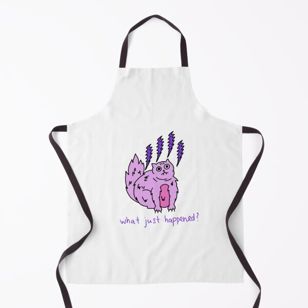 Item preview, What Just Happened Funny Anxious Cat Illustration designed and sold by Baby-Care.