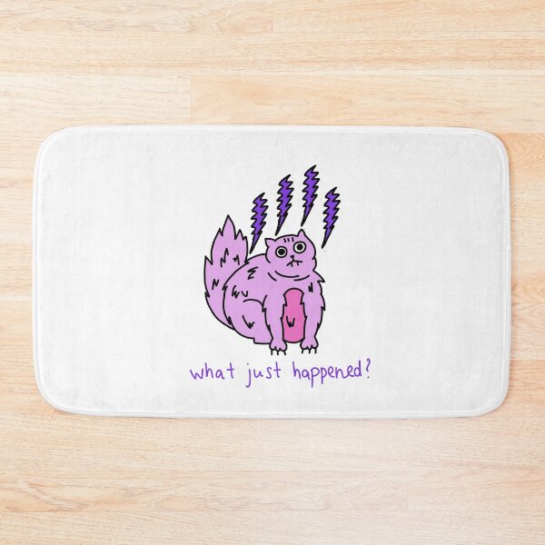 Item preview, What Just Happened Funny Anxious Cat Illustration designed and sold by Baby-Care.