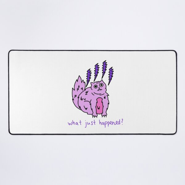 Item preview, What Just Happened Funny Anxious Cat Illustration designed and sold by Baby-Care.