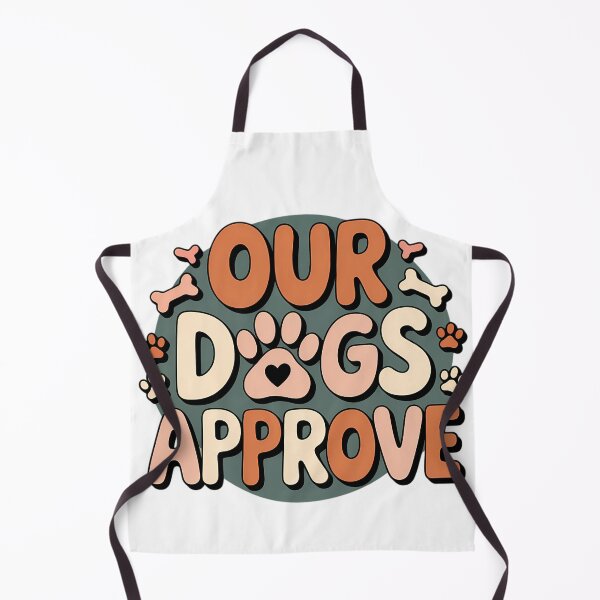 Item preview, Dog Parents Valentine Our Dogs Approve Funny Pet Couple Typography Gift designed and sold by GiftsForge.
