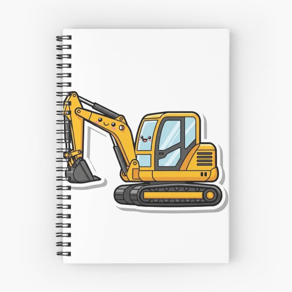 Item preview, Cute Excavator Sticker designed and sold by 4AGift.