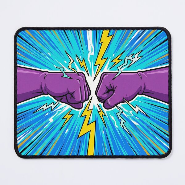 Item preview, Wonder Twin Powers Activate – Retro Comic Fist Bump Design designed and sold by BADGECRAFT STUDIO.