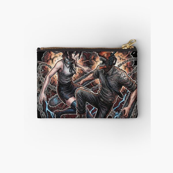 Item preview, Hybrid Boy and Bomb Girl Movie Date Explosion Typhoon Power Chainsaw Devil Fan Art Portrait Illustration Poster T-Shirt Sticker Print Gift designed and sold by Senpaiwaves.