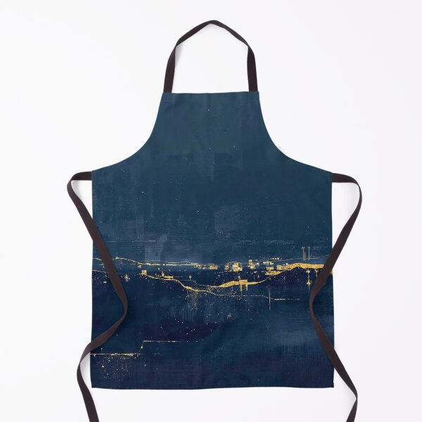 Item preview, Golden Ridge Abstract Midnight Mountain Horizon designed and sold by Cozyartsss.