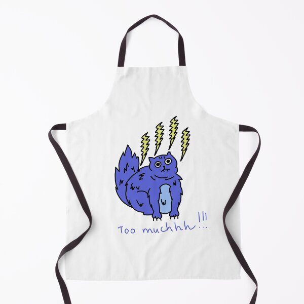 Item preview, Too Muchhh Funny Overstimulated Cat Illustration designed and sold by Baby-Care.
