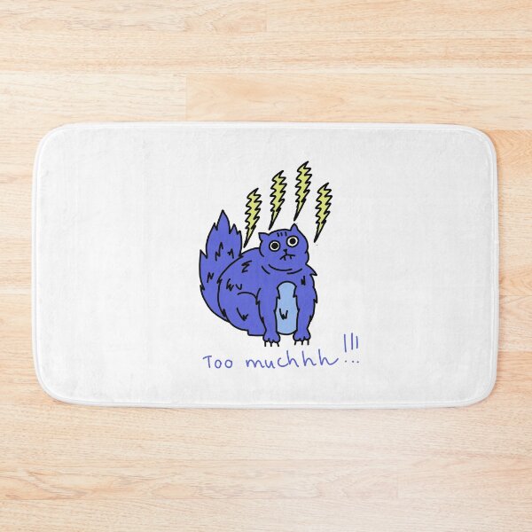 Item preview, Too Muchhh Funny Overstimulated Cat Illustration designed and sold by Baby-Care.