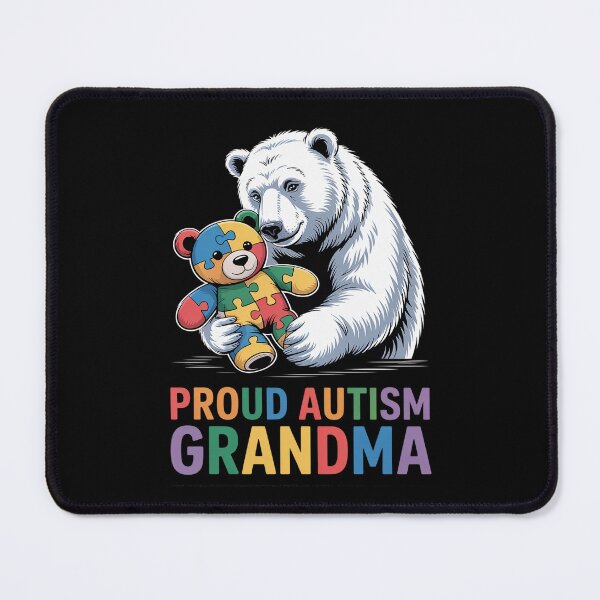 Item preview, Proud Autism Grandma Bear Autism Awareness Autistic Kids designed and sold by repconomArt.