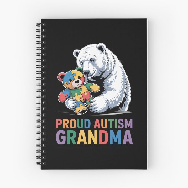 Item preview, Proud Autism Grandma Bear Autism Awareness Autistic Kids designed and sold by repconomArt.