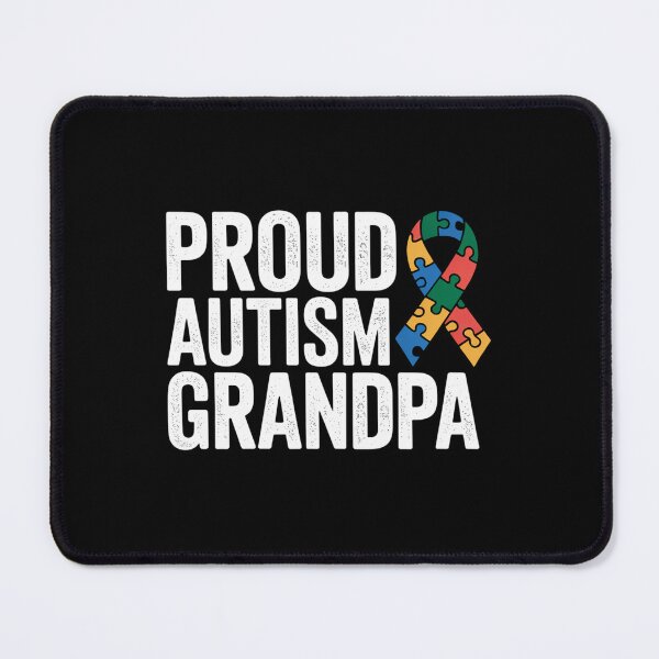 Item preview, Proud Autism Grandpa Band Puzzle Piece designed and sold by repconomArt.