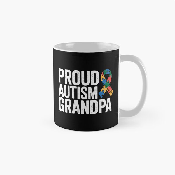 Item preview, Proud Autism Grandpa Band Puzzle Piece designed and sold by repconomArt.