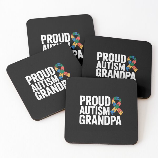 Item preview, Proud Autism Grandpa Band Puzzle Piece designed and sold by repconomArt.
