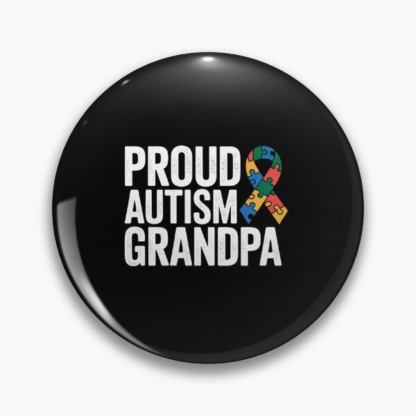 Item preview, Proud Autism Grandpa Band Puzzle Piece designed and sold by repconomArt.