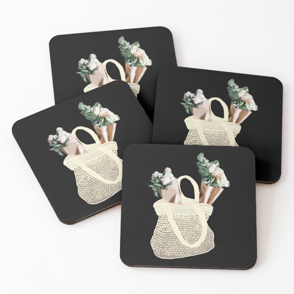 Item preview, Flower Shopping Cute Tote Illustration designed and sold by bkdblnzy32.