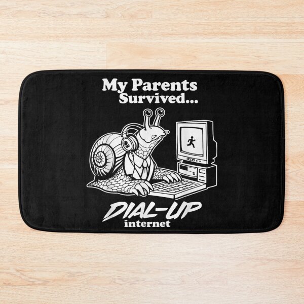 Item preview, My Parents Survived Dial Up Internet Funny Retro Tech Humor designed and sold by JolinChinn.