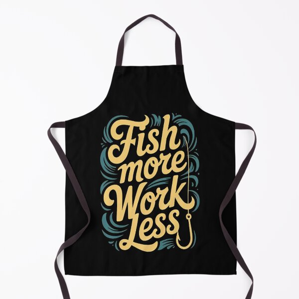 Item preview, Fish More Work Less Angling Lover Fishing designed and sold by brinbotty.
