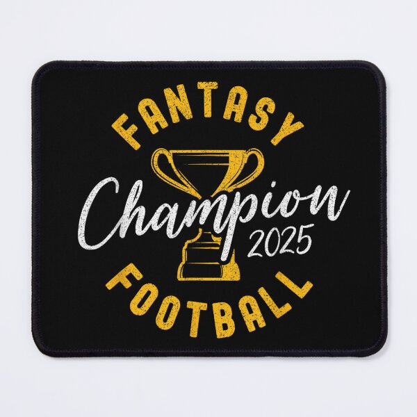 Item preview, Fantasy Champion Football 2025 Trophy Bold Sports Typography Design designed and sold by JolinChinn.