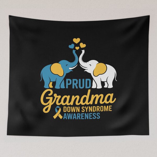 Item preview, Proud Grandma World Down Syndrome Awareness Day Elephant T21 designed and sold by repconomArt.