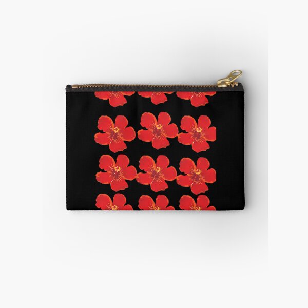 Item preview, School Bag & Book Red Floral Pattern designed and sold by bkdblnzy32.