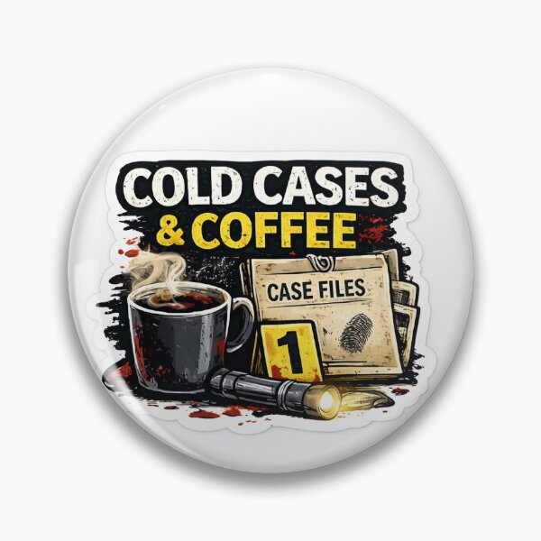 Item preview, Cold Cases & Coffee – True Crime Lover Detective Aesthetic Design designed and sold by TMD167207.