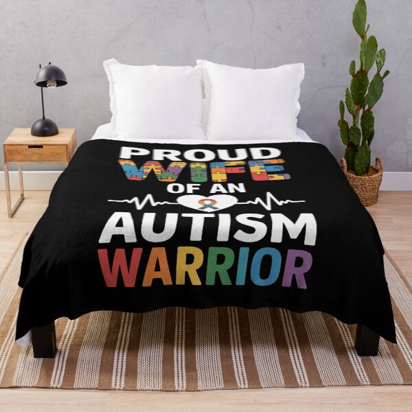 Item preview, Proud Wife Of An Autism Warrior Autism Awareness designed and sold by repconomArt.