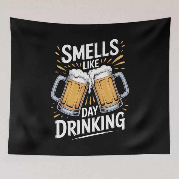 Item preview, Smells like day drinking - Funny Beer Illustration for Party designed and sold by Tomasz  Siennicki.